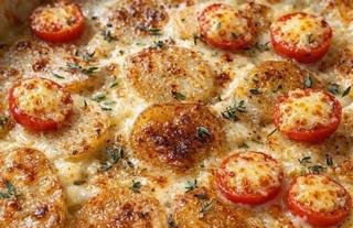 Topinambur-Nudelauflauf