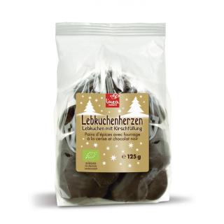 Lebkuchenherzen Zartbitter gefüllt Kirsche