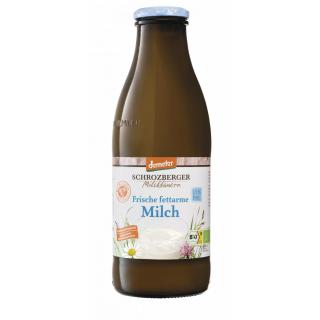 Fettarme Milch min. 1,5 % Fett