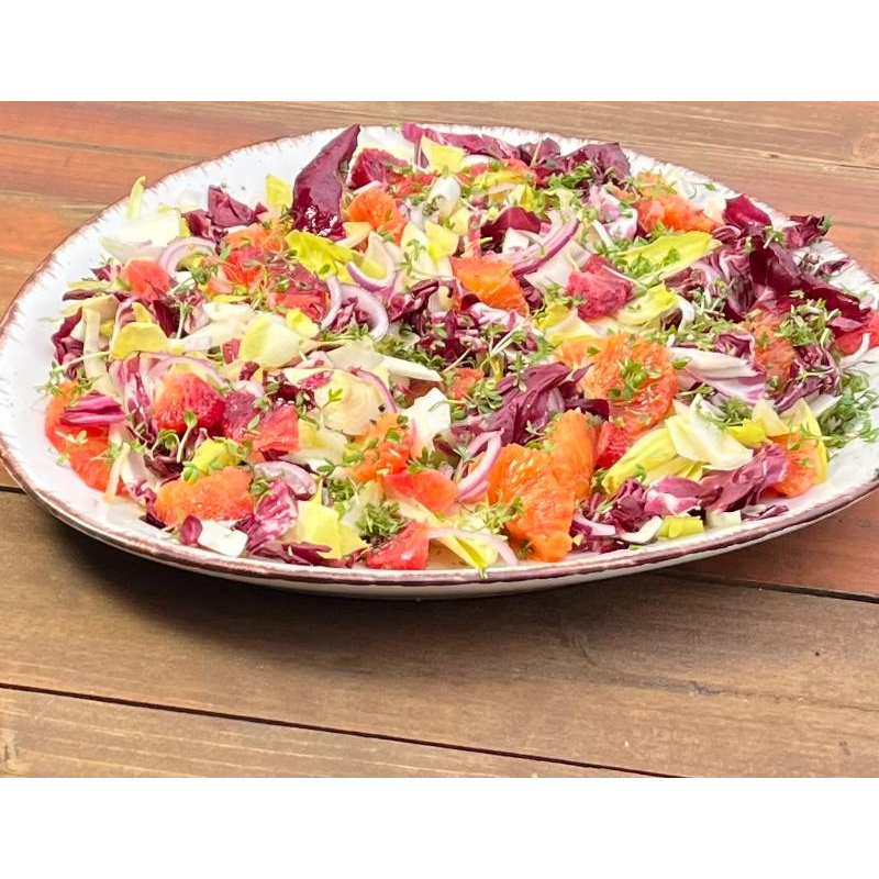 Wintersalat mit Blutorangen